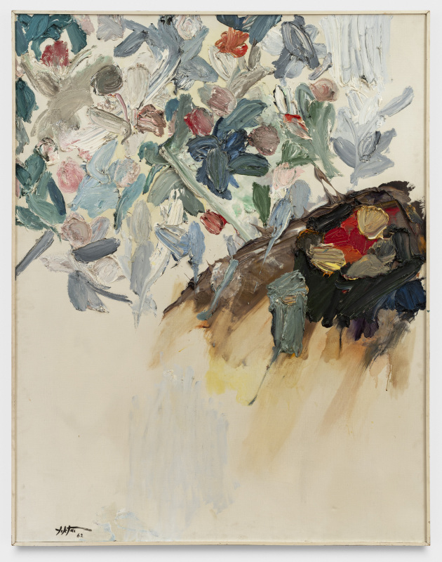 Fleurs sur Fond Blanc